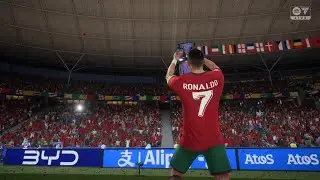 WINNING THE EURO CUP WITH RONALDO || EURO CUP 2024 FINAL || FC24