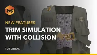 Marvelous Designer 2024.2: Trim Simulation with Collision