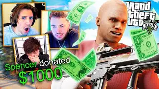 stream sniping my friends then donating a TOXIC message (GTA RP)