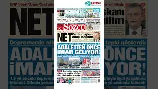 Sözcü Gazetesi 1. Sayfa - 25 Ağustos 2024