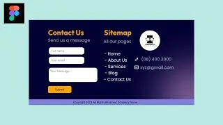 Contact Us Page in Graphics Website Design!