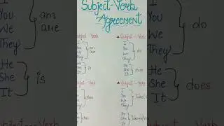 Subject Verb Agreement🙌🏻