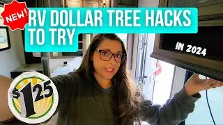 New RV Dollar Tree hacks in 2024 - Organizing a big RV for cheap