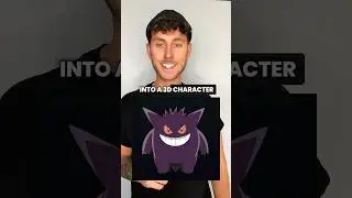 👻😲 SIMPLY CONVERT EVERY 2D INTO 3D CHRACTER - POKEMON EDITION #cinema4d #cinema4dtutorial #3d