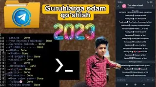✨TERMUX Orqali Kanal VA Guruhlarga Odam Qo'shish 2023⚡