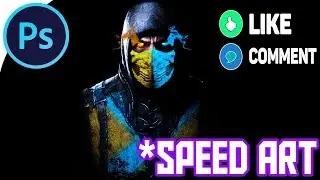 Mortal Kombat  *Speed art || Sub-Zero and Scorpion