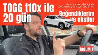 Togg t10x ile 20 gün geçirdim - Güzel araba ama yazılım kullanıcı hızına yetişemiyor