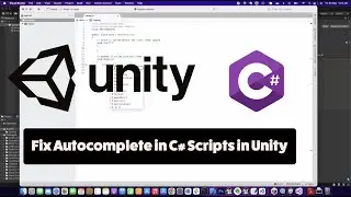 How To Fix Autocomplete in C# scripts in Unity
