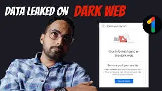 Monitor Dark Web with Google One | Hindi