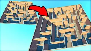 I Built a Changing Maze to Trick my Friends!