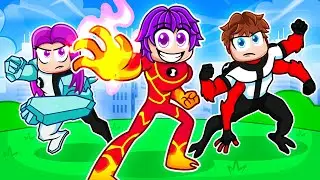 Having a BEN 10 FAMILY in Roblox!