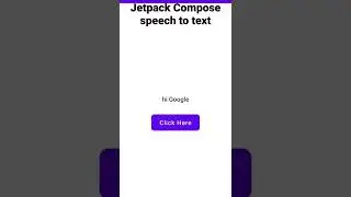Jetpack Compose Speech to text implementation