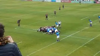 Georgia VS Samoa Rugby Try Scrum
