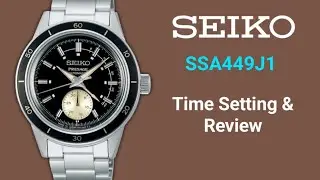 Seiko Presage SSA449J1 time setting and review | Caliber 4R57