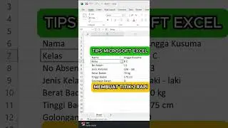 Cara Cepat Menambahkan Titik 2 di Excel #shorts #excel #microsoftexcel