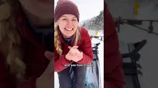 Cross country skiing with my 1 year old 