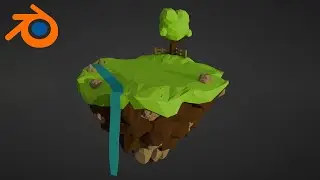 Modeling a Low Poly Island | CG Kala