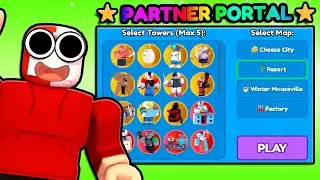 DEVS Gave Me OP PARTNER PORTAL In Cheese TD
