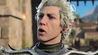 Astarion admires the colours but you're a Drow | Baldur's Gate 3
