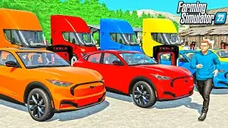 BUILDING LARGEST TRUCK STOP IN THE WORLD | CAN WE MAKE MILLIONS? FARMING SIMULATOR 22