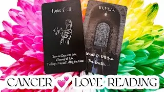 CANCER ♋️ GET YOUR TISSUE BOX READY🤧 (I CRIED DURING THIS READING) EXPECT A CALL 💕🥹