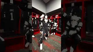JABBAWOCKEEZ WARMING UP FOR HALFTIME!!!