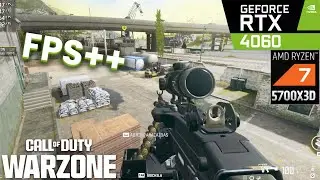 RTX 4060 + Ryzen 7 5700X3D - Call of Duty: Warzone 1080p Extreme and low graphics FPS Benchmark