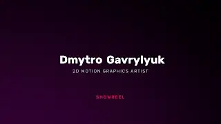 Motion Graphics Showreel