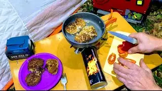 КОТЛЕТОСЫ из КРУПЫ.Готовлю на природе.