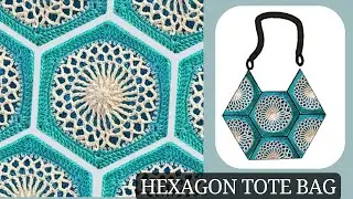 Crochet Bag |  Throw 👉This Crochet Will Amaze 😍😍You By Its Texture.  Unique Hexagon Afghan@sara1111