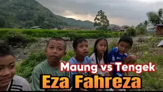 Eza Fahreza Dongeng “Maung vs Tengek” Di Pinggir Sungai Cihonje