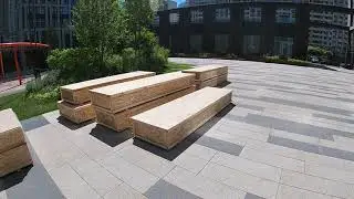 Подъём мебели в ящиках через окно в ЖК "Новочеремушкинская 17"