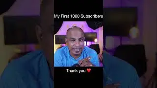 Thank you for the first 1000 subscribers ❤️