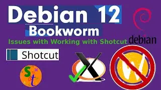 resolving issues with Shotcut on Debian Bookworm