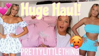 *HUGE* PRETTY LITTLE THING TRY ON HAUL!!🪩£300+ ad