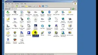 SAM channel: Adjust Windows XP audio settings