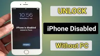 iphone is disabled connect to itunes fixed without computer || 2024