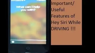 IOS 8: 10 Most Important/ Useful Things You Can Do While DRIVING Using 