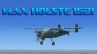 Landing the of the Max Holste 1521 at Aberdeen Regional  Airport in  FSX