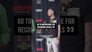 Go To Microphone For Recording Vocals