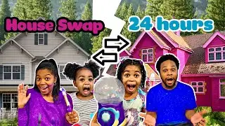 We SWITCHED Houses for 24 HOURS 🔄 (WHERE ARE WE ?) | Laiyaface