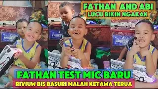 GOKIL❗️BOCIL FATHAN MINTA MIC KONTEN MAU RIVIUW BIS BASURI BERSAMA TEMANNYA ABI