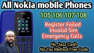 Nokia 105 IMEI Change Code | Invalid Sim | PTA Registration Code | Saad Mobiles Chiniot