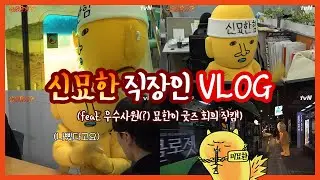 신묘한 직장인 VLOG (feat. 우수사원(?) 묘한이 굿즈 회의 직캠)