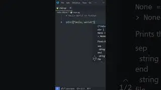 Python Basics: Your FIRST Program in Under a Minute! 🚀