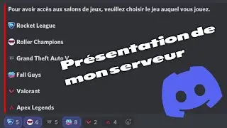 Présentation de mon serveur Discord