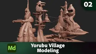 Yorubu Village - 02 Modeling | Adobe Substance 3D