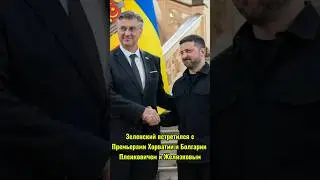 Зеленский в Одессе встретился с Пленковичем и Желязковым