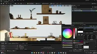 P4.1 - Học Unreal Engine 5 - Bổ Sung_ hướng dẫn lại về cách tạo lighting cho 1 căn phòng nội thất