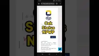 Cara cek status NPWP  #shorts